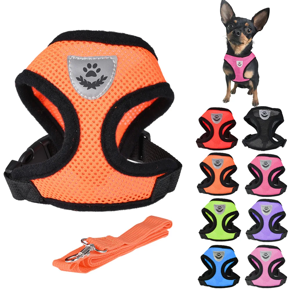 Регулируемый кошка собака ремни для Кот Щенок Воротник Прогулки поводок Pet малых