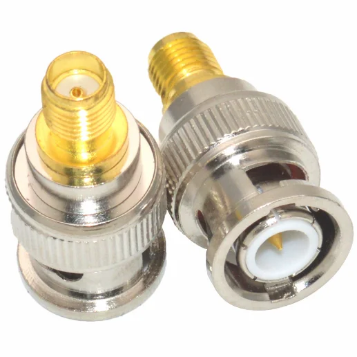 

Прямые коаксиальные RF адаптеры с разъемом BNC на SMA Q9 BNC Male на SMA Female Jack