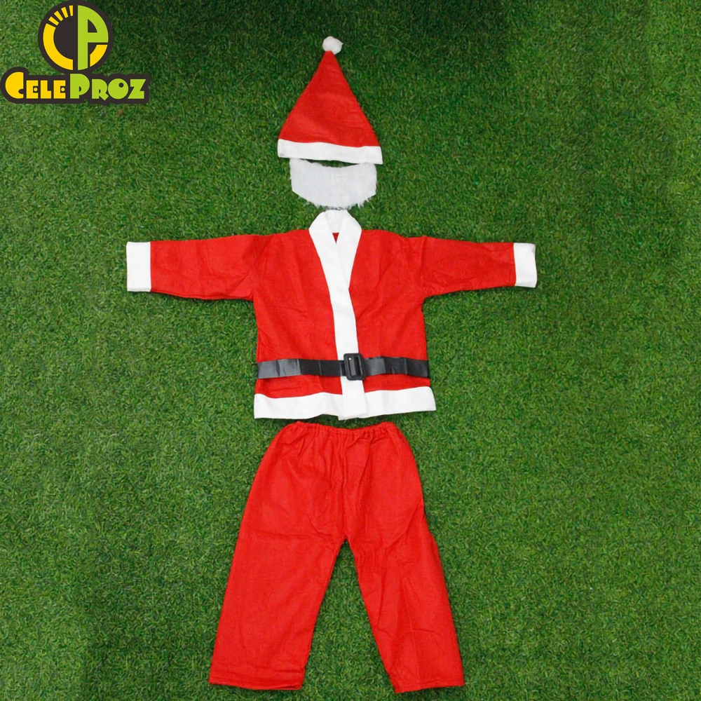 Костюм Санта-Клауса для взрослых белая шапка бороды наряд родителей праздничные