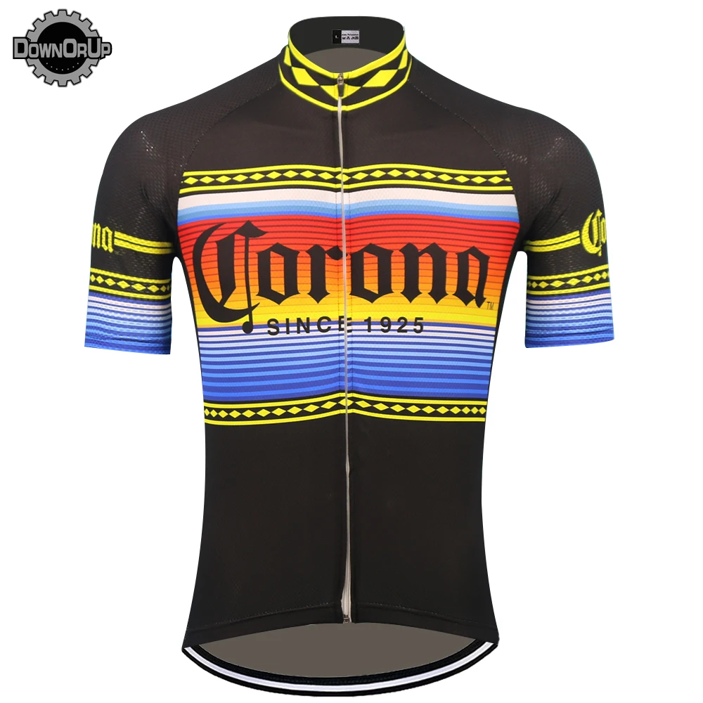 

New Men's Cycling Jersey Black Short-Sleeved Summer Breathable Bicycle Clothes Mountain Bike Wear Triathlon CiClismo Dropshippin