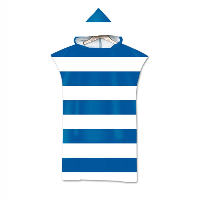 Купальный костюм для дайвинга из микрофибры в полоску сменные халаты Пляжное