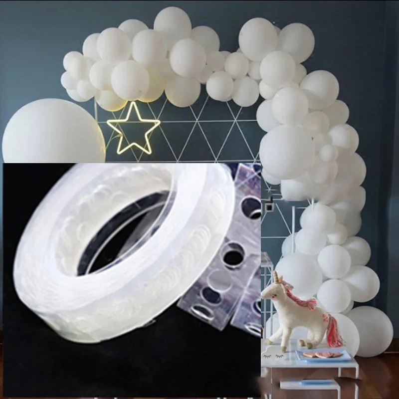 Аксессуары для воздушных шаров 5 м цепочка лента в горошек украшение свадьбы