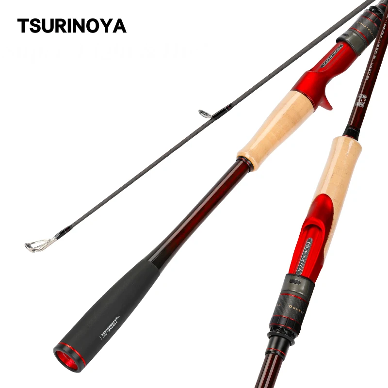 Спиннинг TSURINOYA для рыбалки кастинговое удилище 2 21 м 28 36 X-cross из углеродного