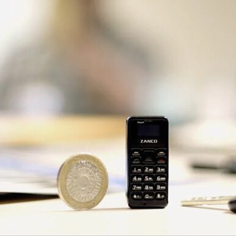 ZANCO Tiny T1 самый маленький в мире телефон 2G с поддержкой многоязычной защиты 600 мАч длительным временем ожидания многоязычный