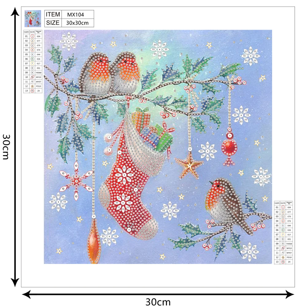 

Special-shaped Diamond Painting Christmas Tree Cross Stitch Rhinestone Mosaic Diamond Embroidery Painting Kit Home Decoration