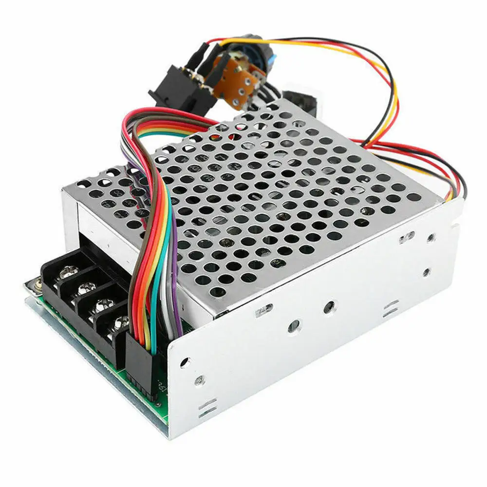 DC10 55V 12V 24V 36V 60A PWM контроллер скорости двигателя CW CCW Реверсивный переключатель