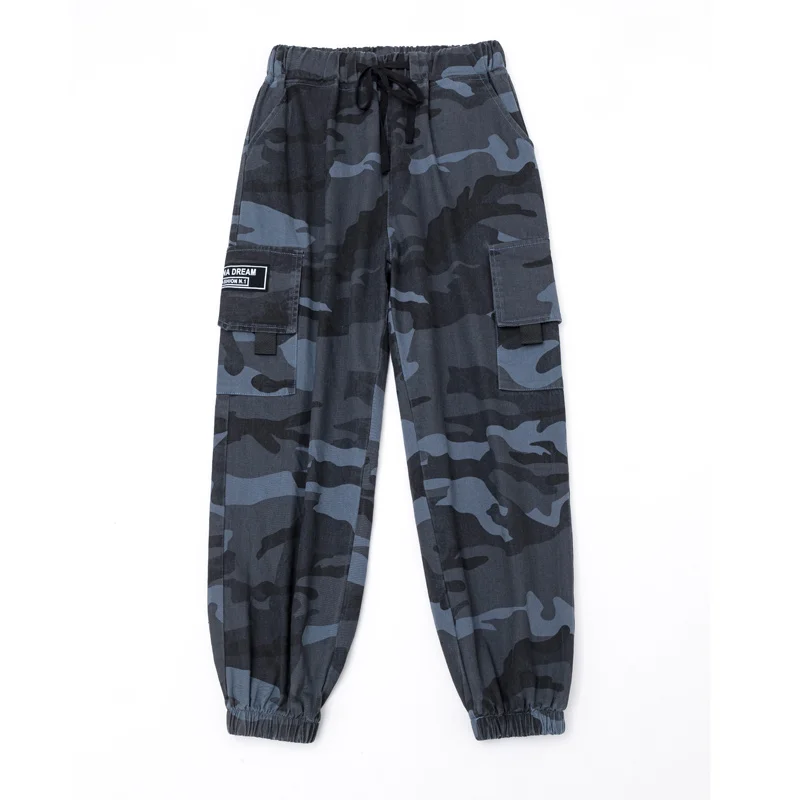 

Women Camouflage Pants 2020 Spring Summer Female High Waist Loose Cargo Pant Casual Harem Trousers Streetwear Plus Size S-5XL