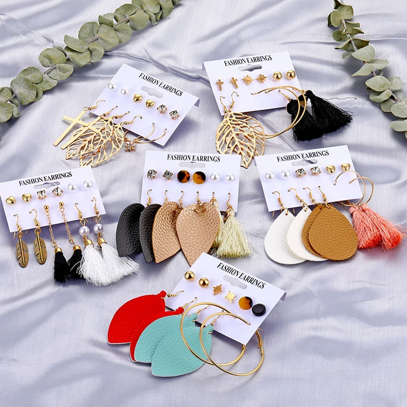 Модные ювелирные изделия DAXI в стиле бохо женские серьги Необычные Висячие для