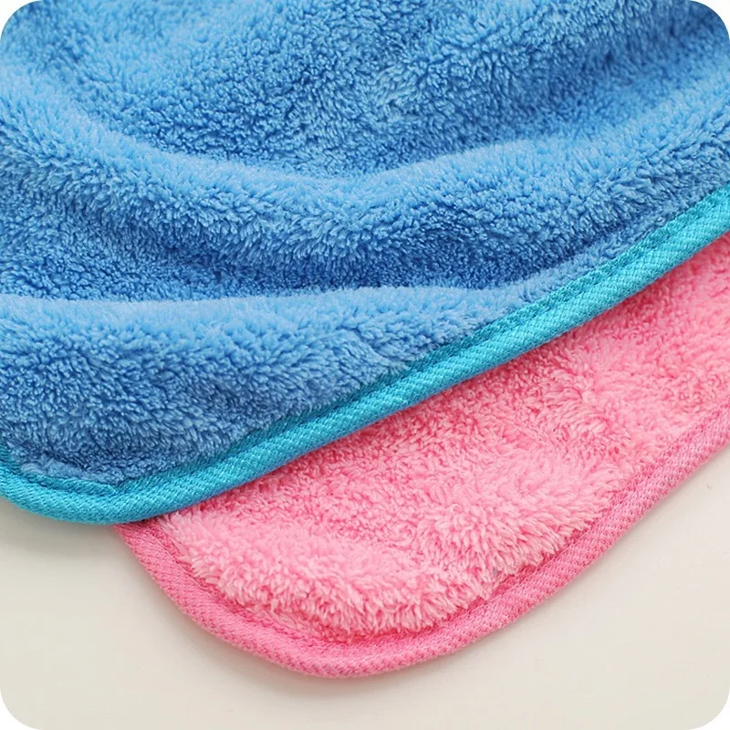 

2021 30*40cm Coral Velvet Bathroom Supplies Soft Hand Towel Absorbent Cloth Dishcloths Hanging Cloth Kitchen Accessories