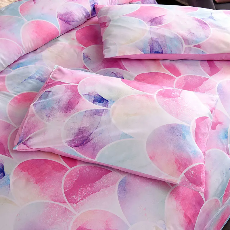 Набор пододеяльников с розовыми рыбками набор постельных принадлежностей для