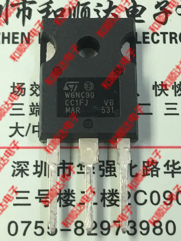 

1 шт. W6NC90 STW6NC90-247 900V 5.2A
