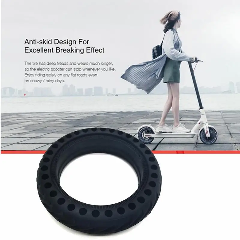 

Rubber Scooter Tire Wheel Explosion Proof Shock Absorb M365 Non Inflatable Pneumatic Free 8.5 Inch Anti Skid For Xiao V3P5