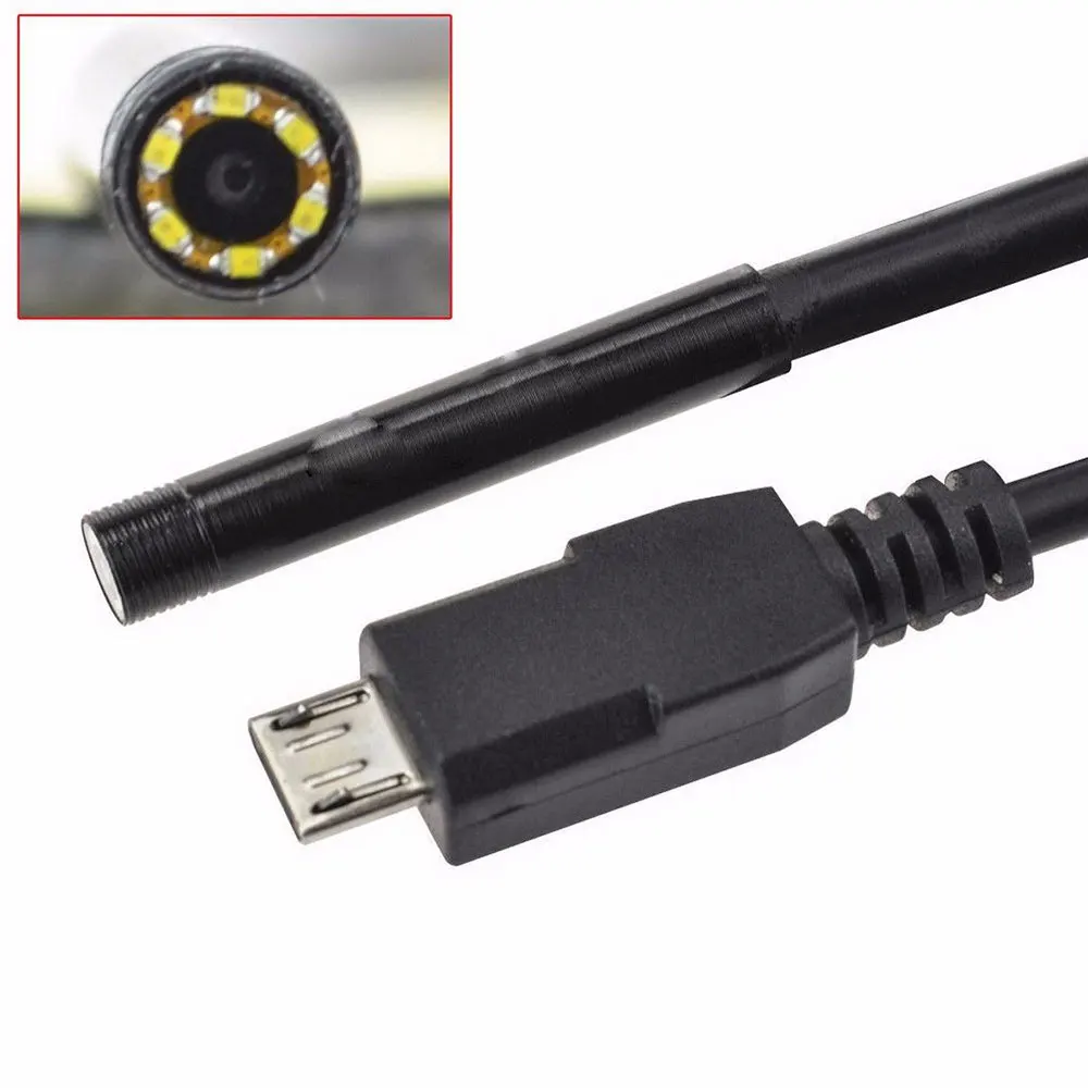Durable with Side Audition 2MP 10m Inspection Camera Education Borescope Cable Endoscope Repair Surveillance Waterproof 6LED | Инструменты