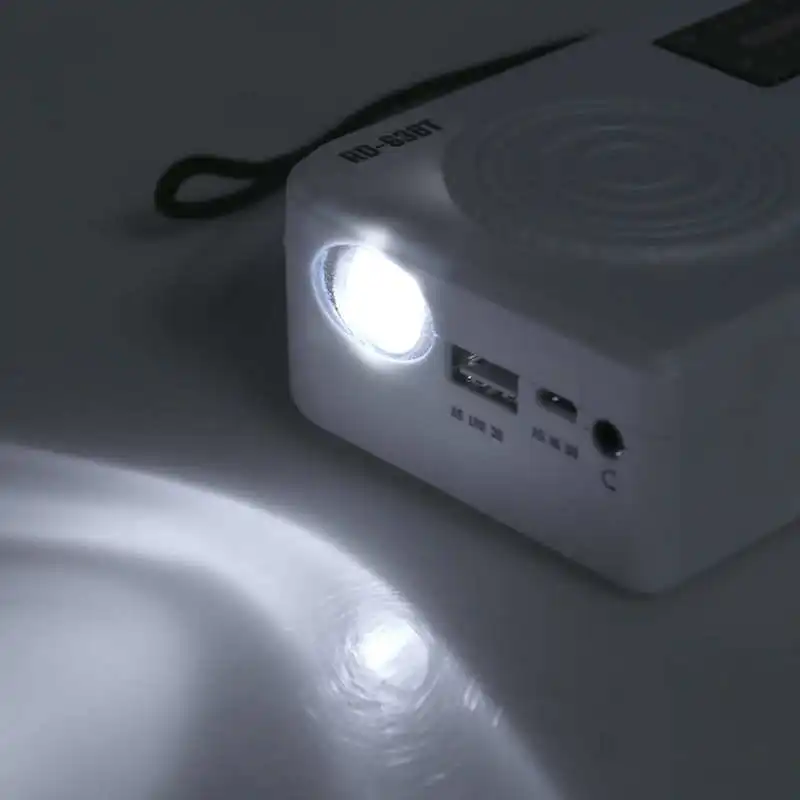 RD638 ABS аварийное многофункциональное ручное радио на солнечной энергии с