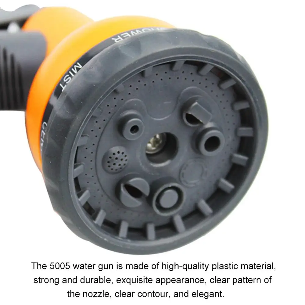

Garden Water Gun Hose Nozzle Multifunctional Home Car Wash Yard Sprayer Water Tube Nozzle Sprinkler Tools