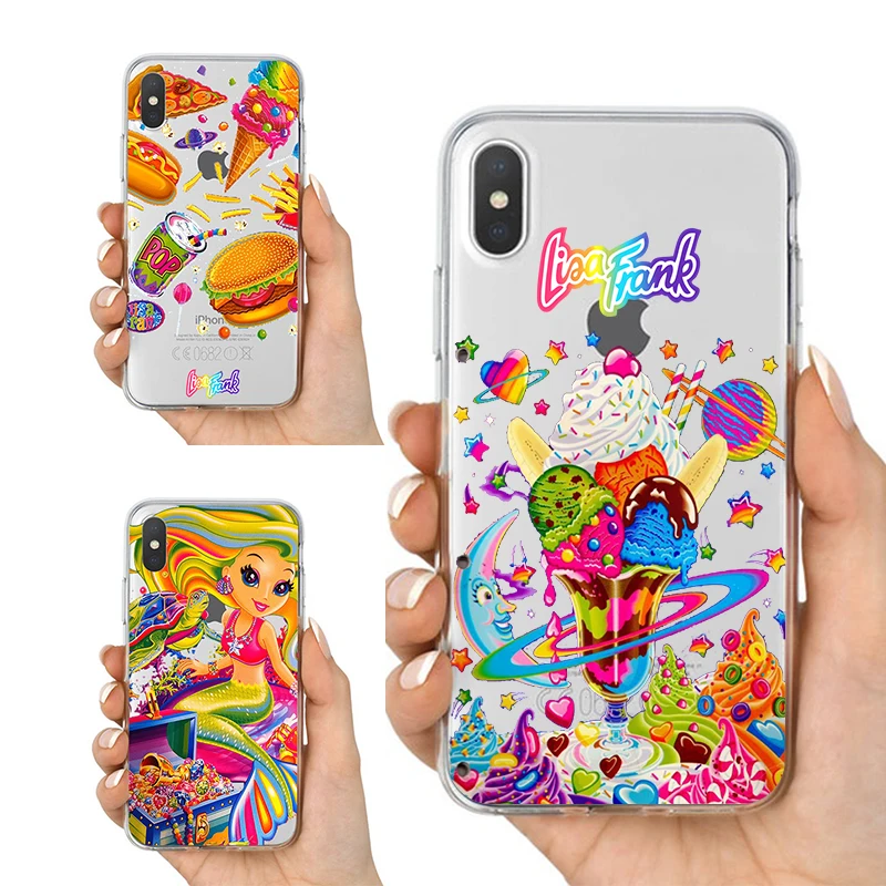 Lisa frank Мягкий силиконовый прозрачный чехол для телефона для iPhone X XS MAX 6 7 8 plus 5 5S 6s se для Apple XR лучший высококачественный корпус