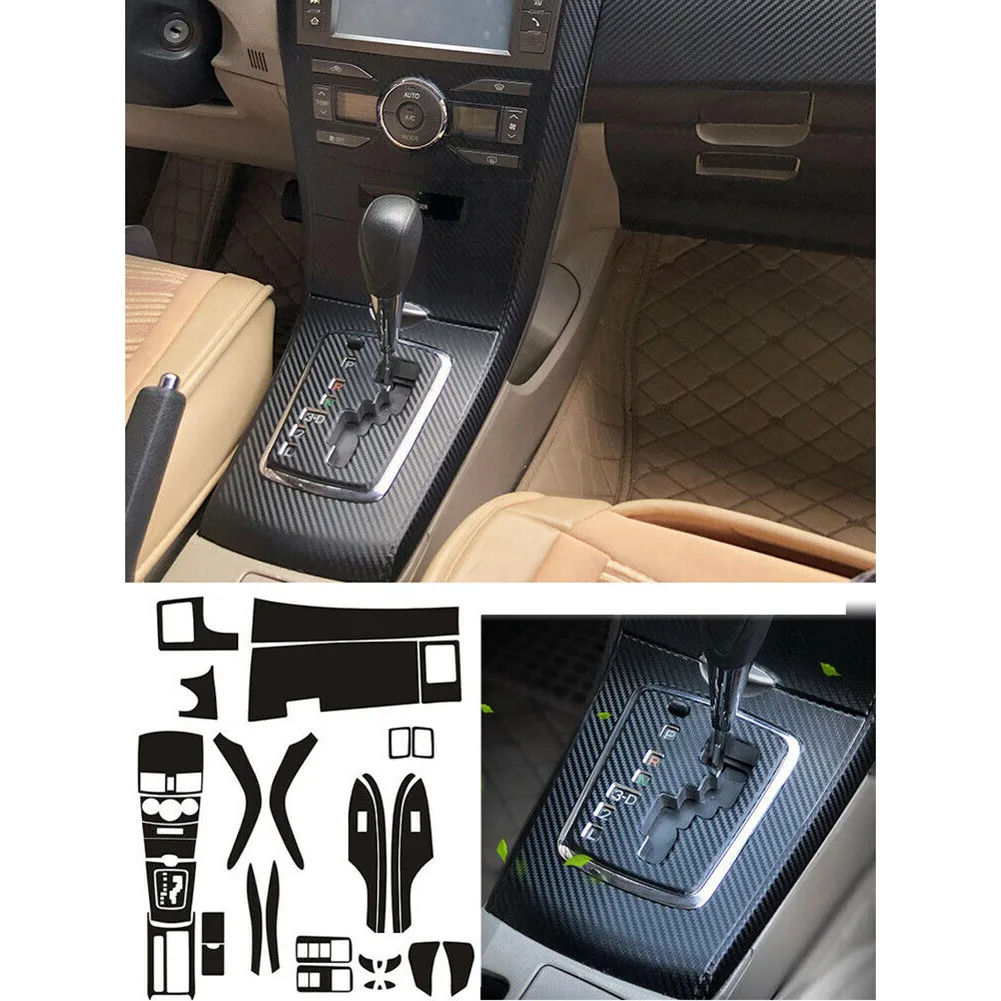 

Отделка Автомобиля Наклейка 3D углеродное волокно центральная консоль интерьер прочный