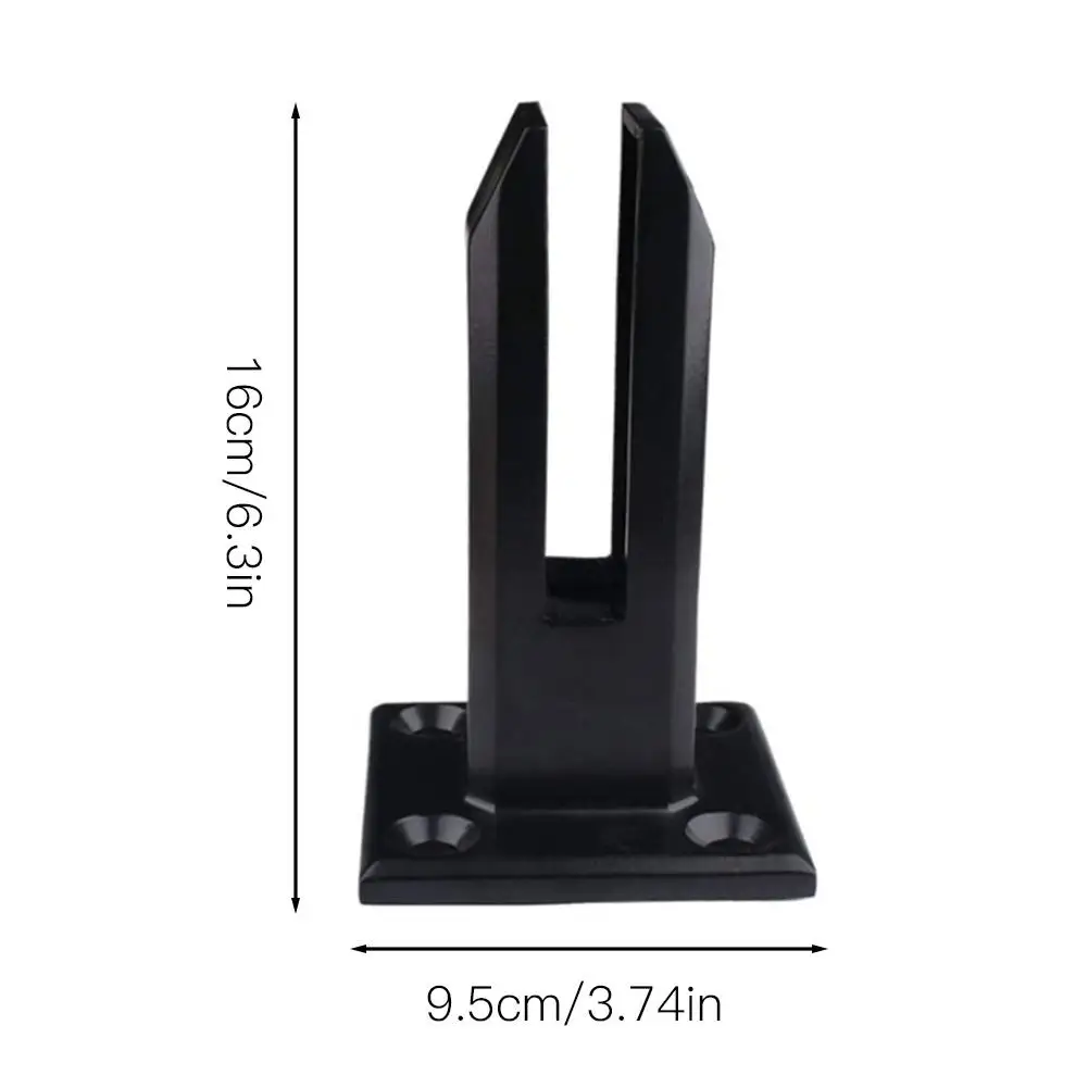 

Stainless Steel Glass Clamp Square Stairs Post Glass Clamp Glass Mounting Bracket