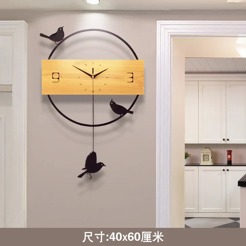 Скандинавские часы настенные Креативные Часы для гостиной минималистичные