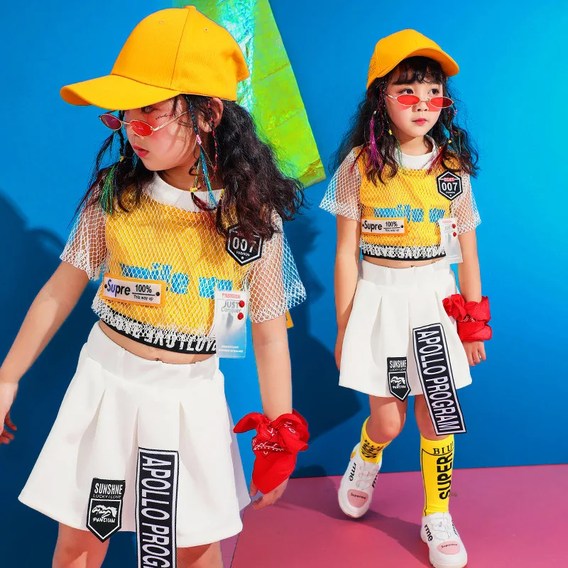 Children's Costumes Hip-hop Dance Girls Jazz Performance Clothing Hip Hop Cheerleading |