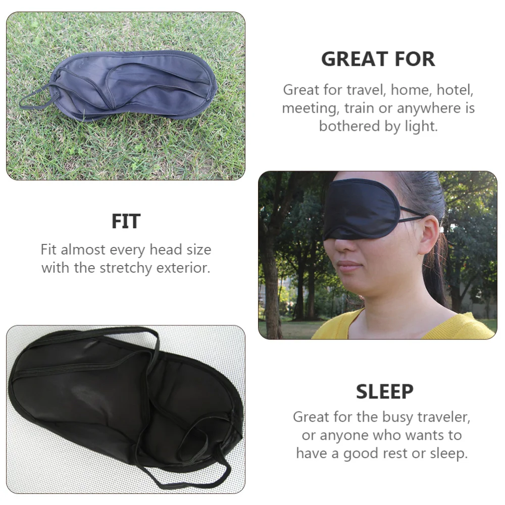 

12 Pcs Sleeping Eye Masks Household Shading Blindfolds Durable Rest Eyepatches