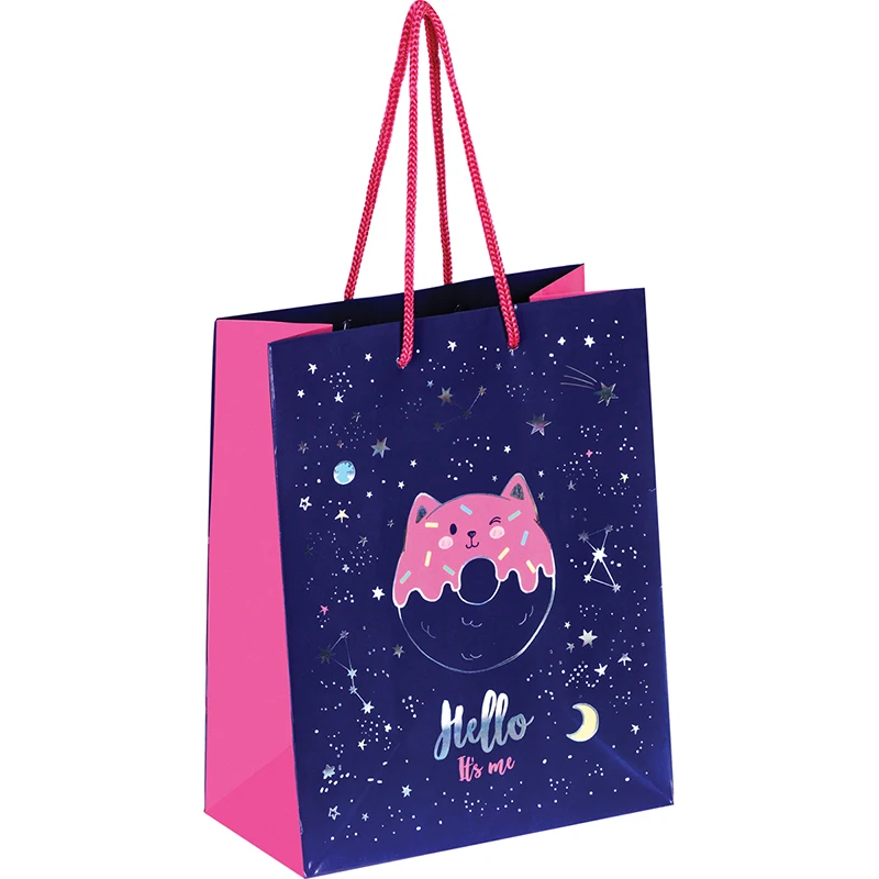 Пакет подарочный 18*23*10см artspace &quotspace cat" отд. фольгой ламинированный | Компьютеры