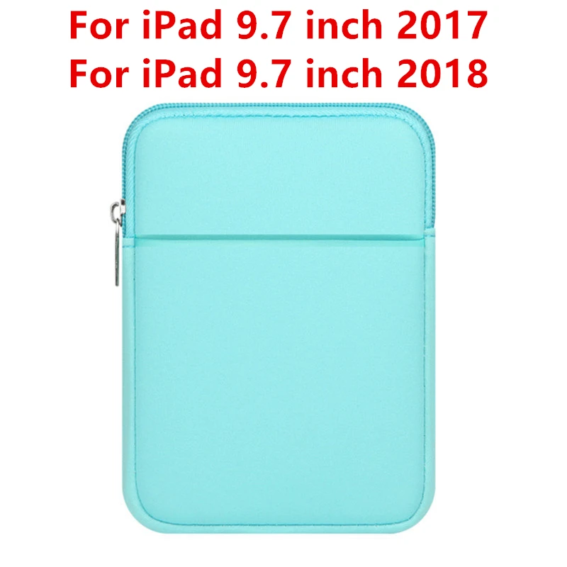 Green 9.7 2018 Для iPad 9,7 чехол для планшета Чехол-карман для iPad Air 2/1 Pro 10,5 Pro 11 Mini 4 Обложка для iPad Air 10,5 10,2 Coque - Цвет: Green 9.7 2018