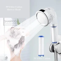 bathroom adjustable hand held water filtered rain shower head for bath lhigh pressure water softener power sprayer nozzle