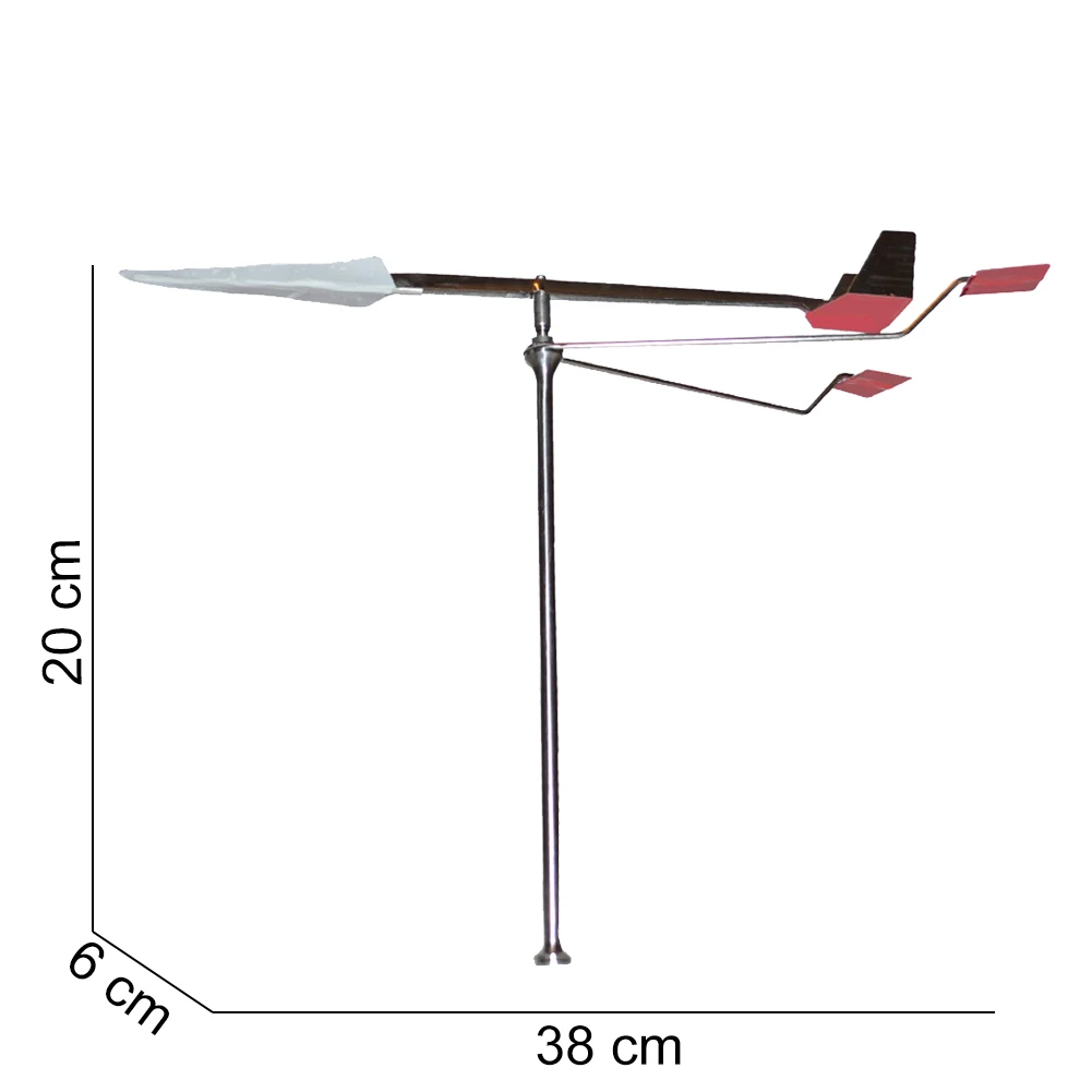 

Wind Direction Indicator Weather Vane Boat Ship Yard Roof Mount Farm Stainless Steel Home Practical Easy Install Garden Decor
