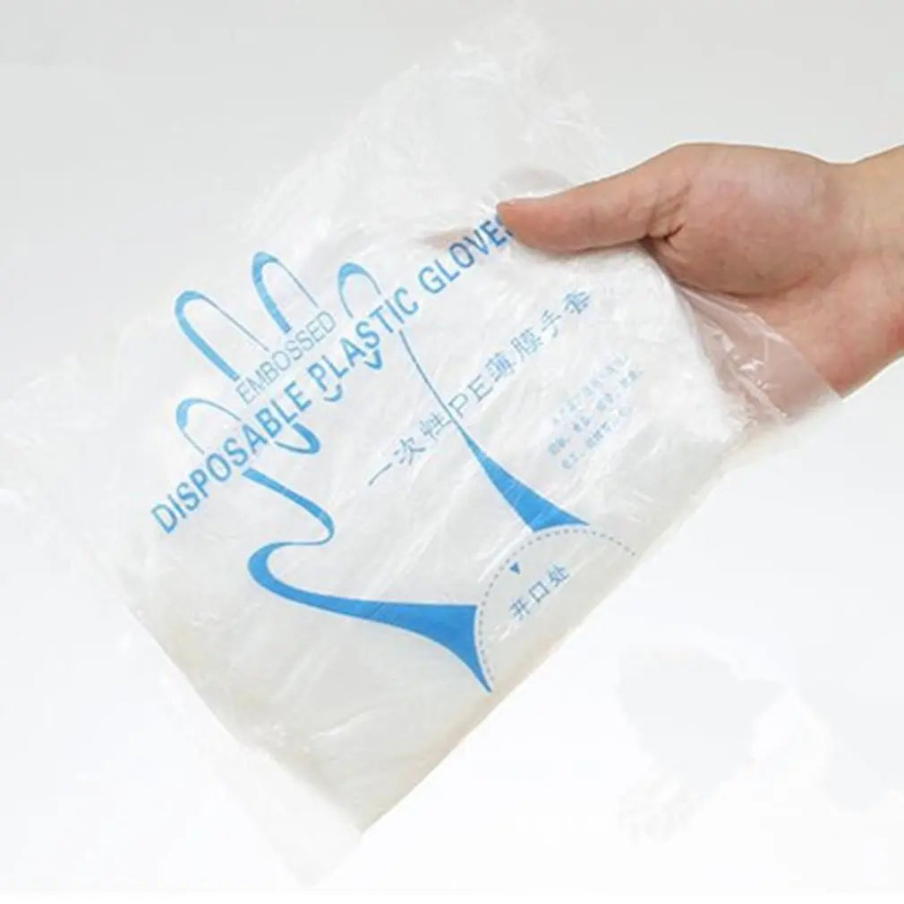 100 шт./кор. одноразовые латексные перчатки для уборки дома и сада рабочие из ПВХ