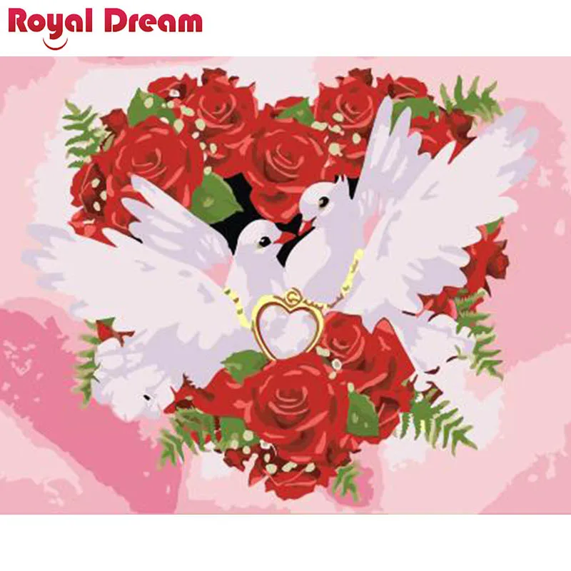 

Набор для рисования по номерам на холсте «голубь»