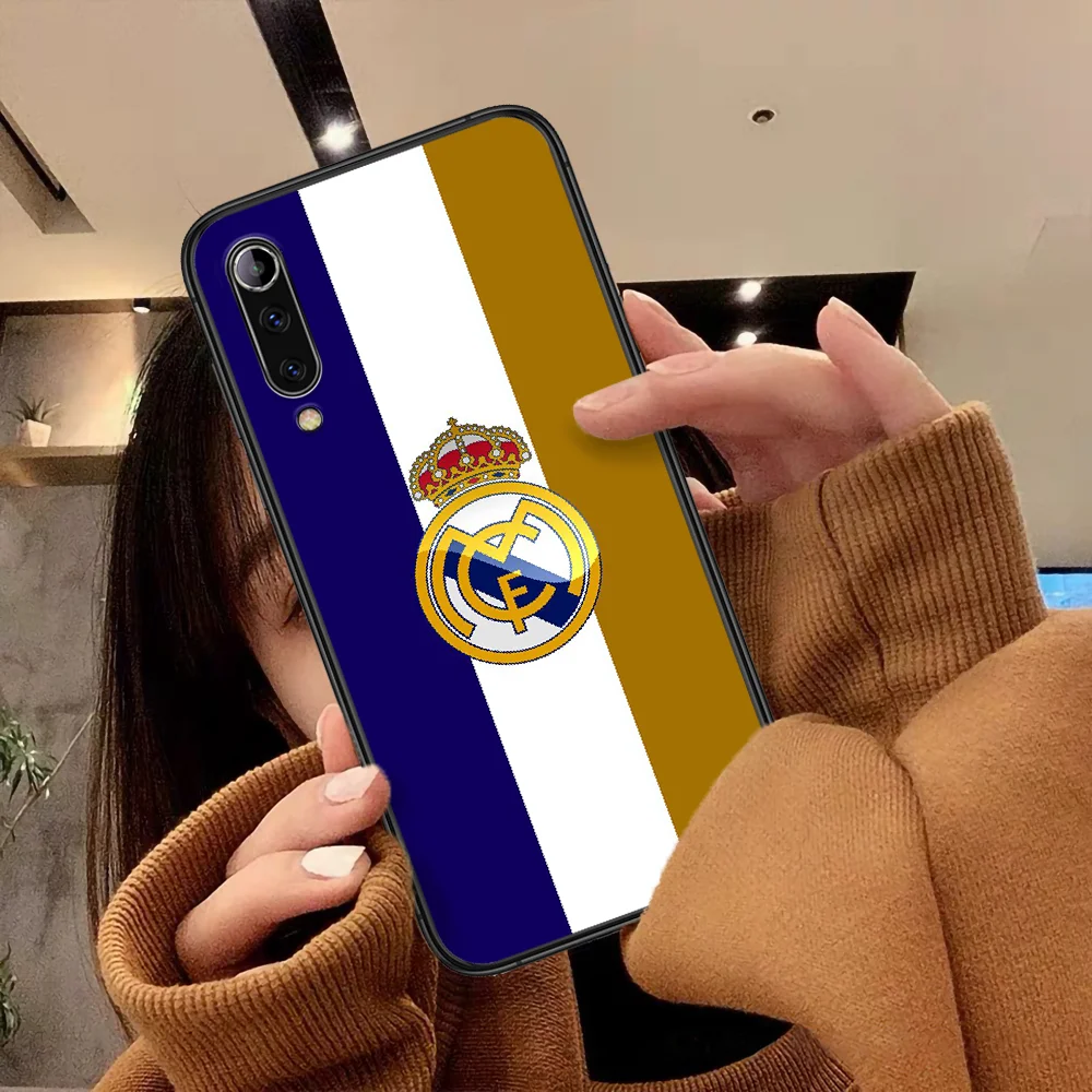 

Cover Real Madrid Club Phone Case For Xiaomi Mi Note 10 A3 9 MAX 3 A2 8 9 Lite Pro Ultra black Prime Tpu Cell Painting Hoesjes