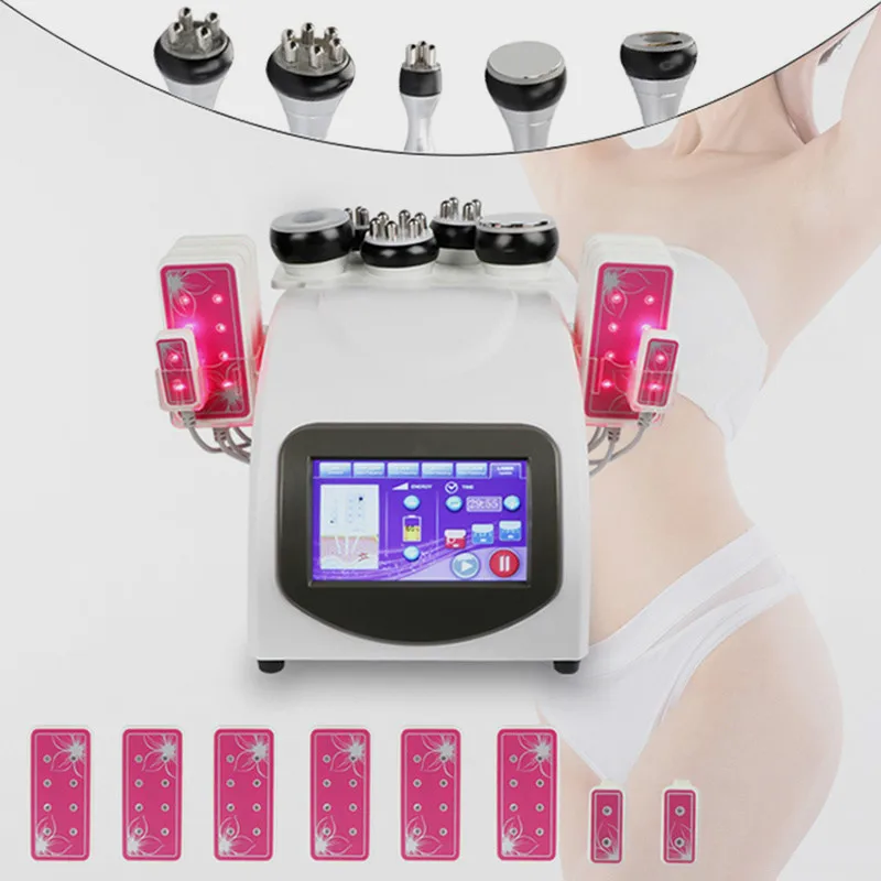 

Portable Ultrasonic Cavitation Liposuction Machine 8 Pads LLLT Lipo Laser Slimming Body Contouring Beauty Spa Salon Equipment