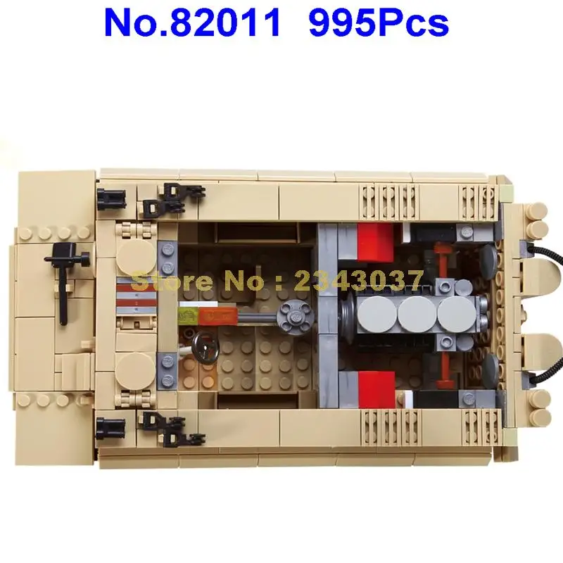 82011 995 шт. века Военная Униформа Panzer Пособия по немецкому языку Король тигр Танк
