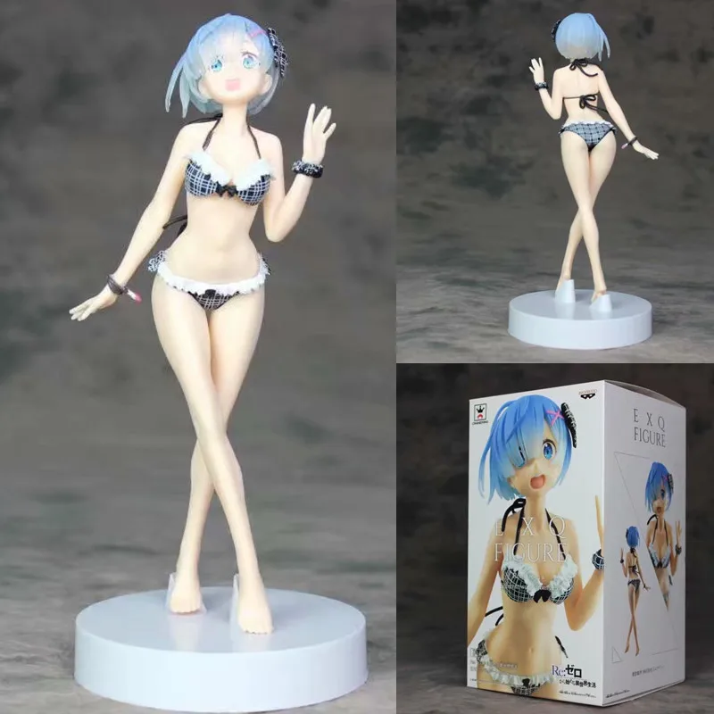 Rem аниме Re: жизнь в другом мире от zero EXQ купальник Ver ПВХ фигурка подарочные
