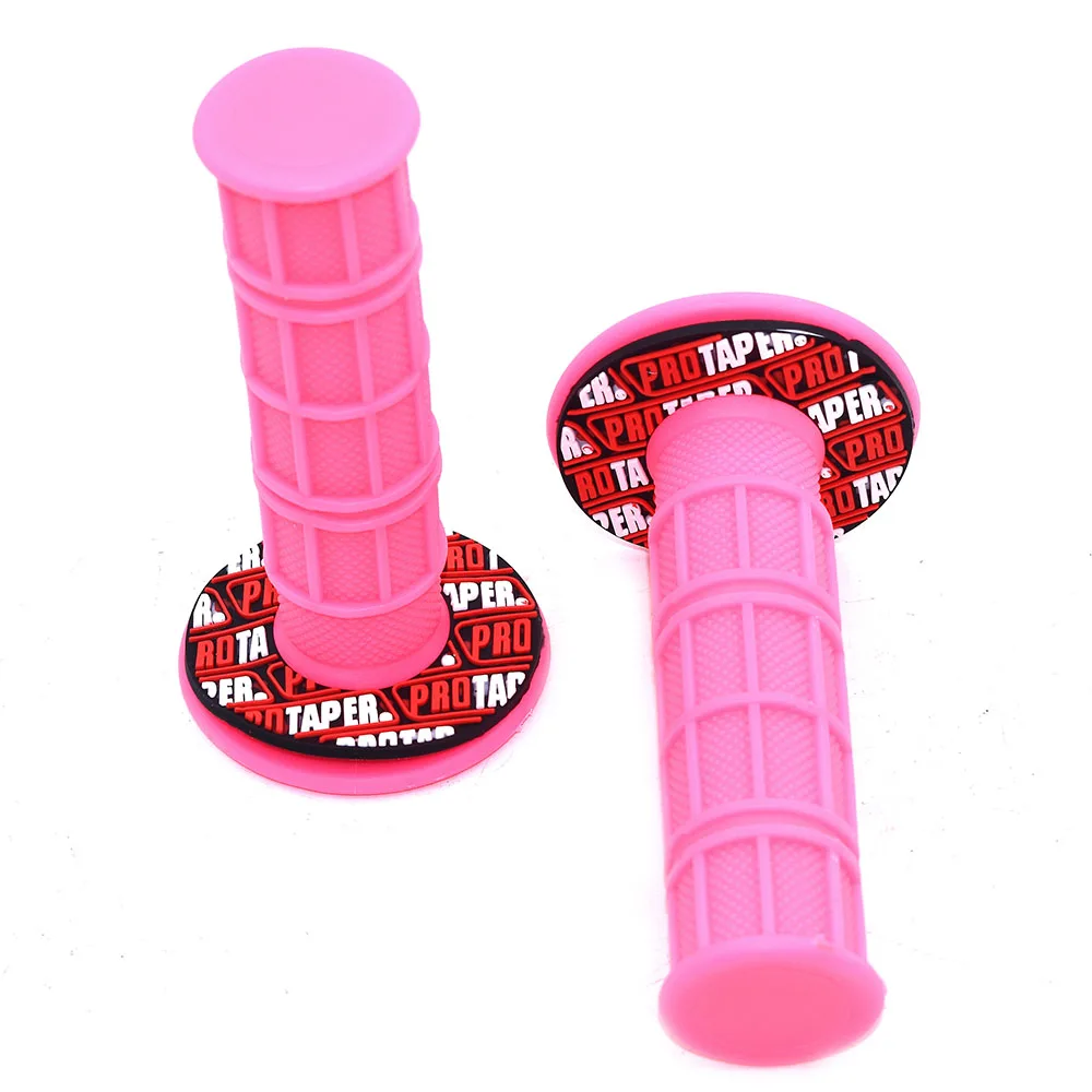 Ручки для велосипеда внедорожника цветные мягкие красные/зеленые/светло