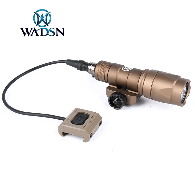 WADSN Tactical ModButton Pressure Remote Switch Mlok Keymod 20mm Rail For DBAL-A2 PEQ15 M300 M600 Airsoft Gun Weaponlight Swicth | Спорт и