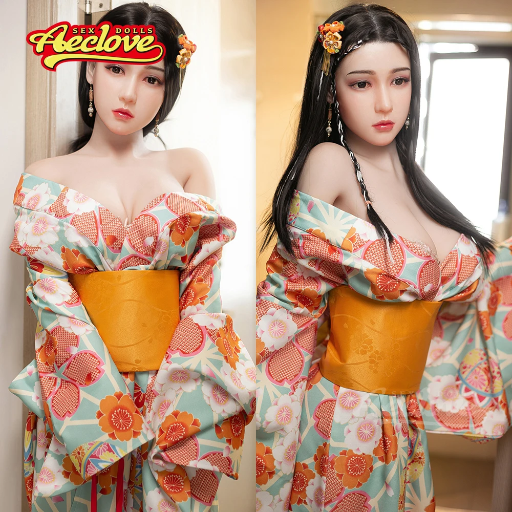 Aeclove 158 см Силиконовая сексуальная кукла Японская секс Леди Ретро платье мягкие