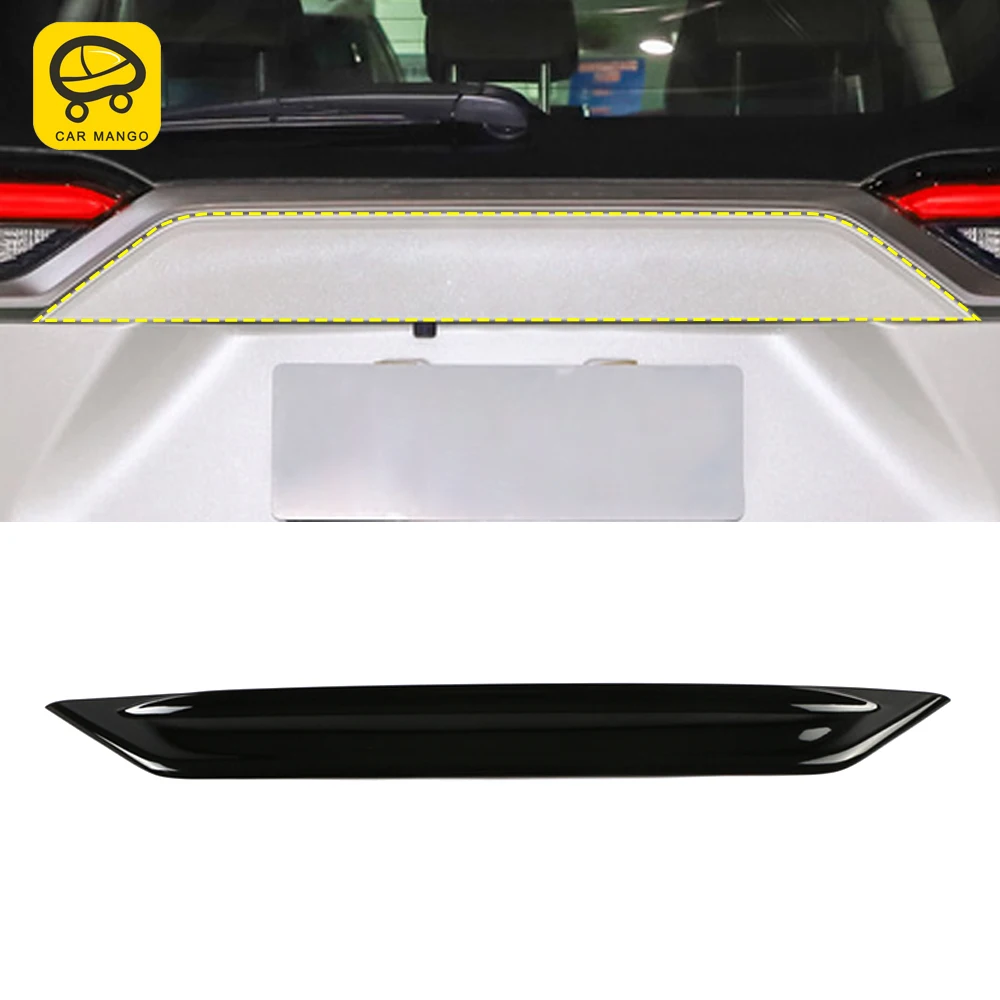 For Toyota Rav4 Rav 4 XA50 2019-2022 Car Tailgate Trunk Door Decor Cover Trim Frame Sticker Chrome Exterior Accessories