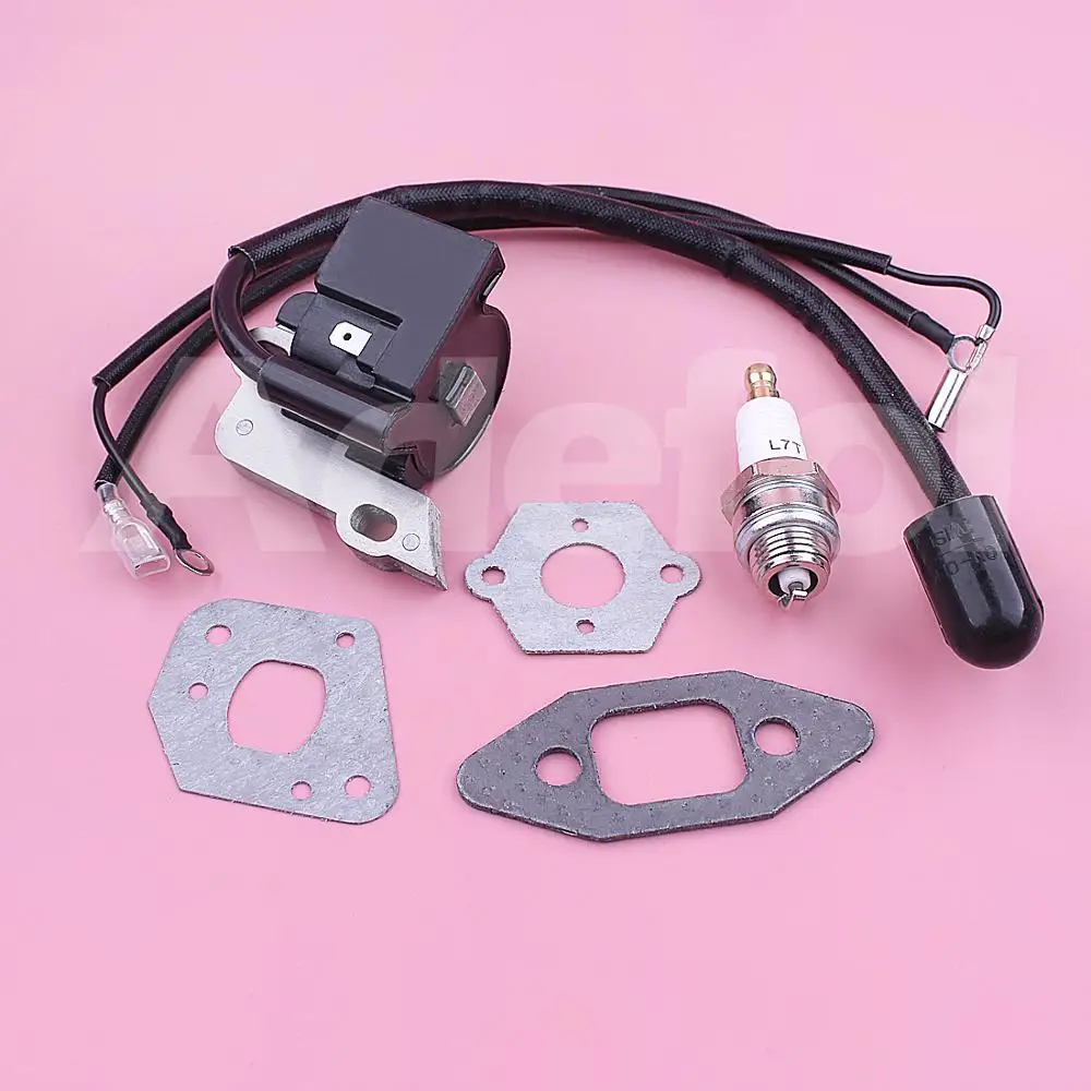Ignition Coil Gasket Spark Plug Kit For McCULLOCH 318 335 435 436 440 441 MAC CAT Chainsaw 530039167 Chainsaw Engine Motor Parts