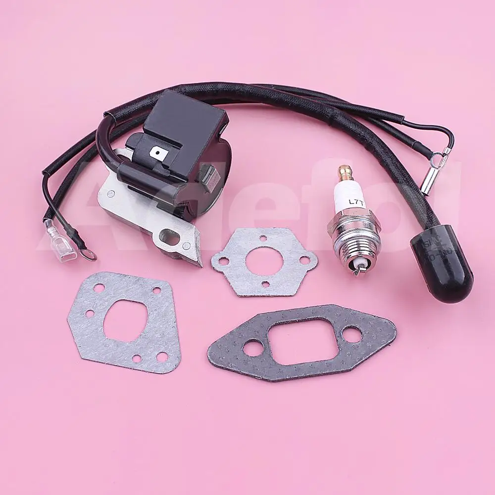 

Ignition Coil Gasket Spark Plug Kit For McCULLOCH 318 335 435 436 440 441 MAC CAT Chainsaw 530039167 Chainsaw Engine Motor Parts