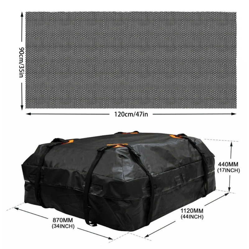 

Car Roof Bag Carrier Waterproof Military Grade Material Heavy Duty RoofBag