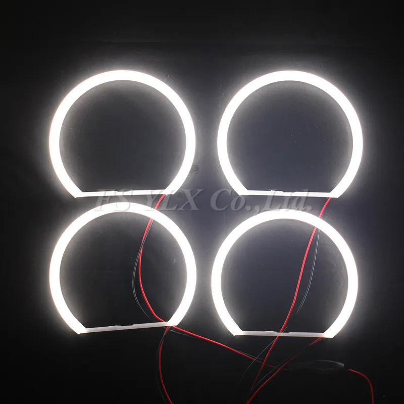 Ультра яркий 4*131 мм 3014 SMD СВЕТОДИОДНЫЙ ангельские глазки для BMW E46 E39 E38 E36 проектор