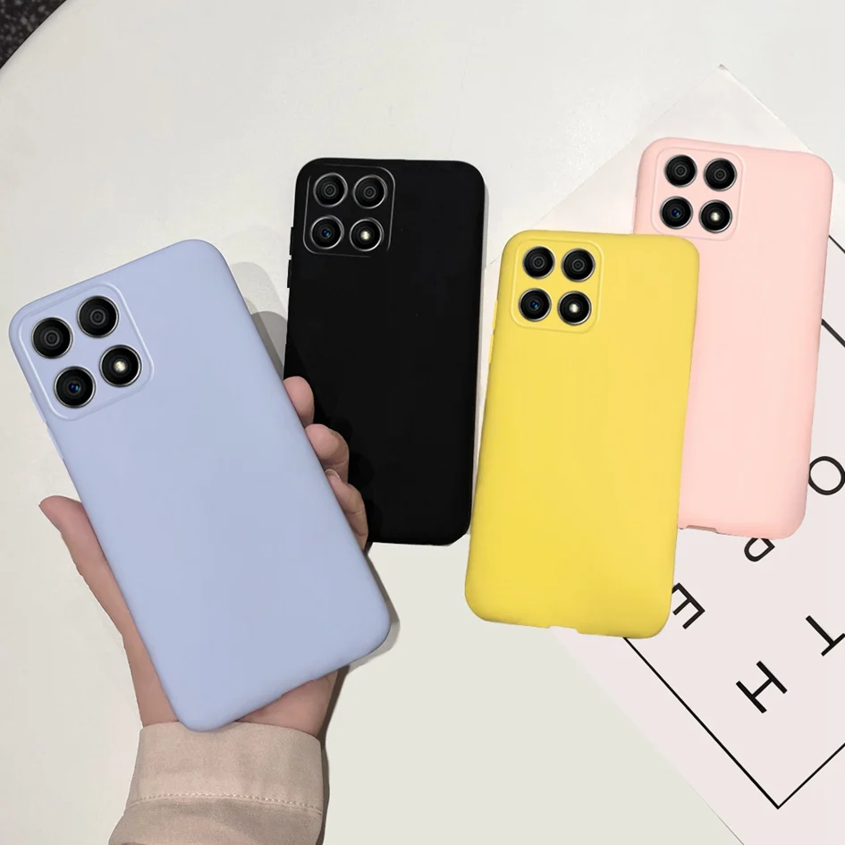 Matte TPU Case For Honor X30i Cover Candy Macaron Color Soft Silicone Phone Bag HonorX30i TFY-AN00 Coque Funda 6.7 inch | Мобильные