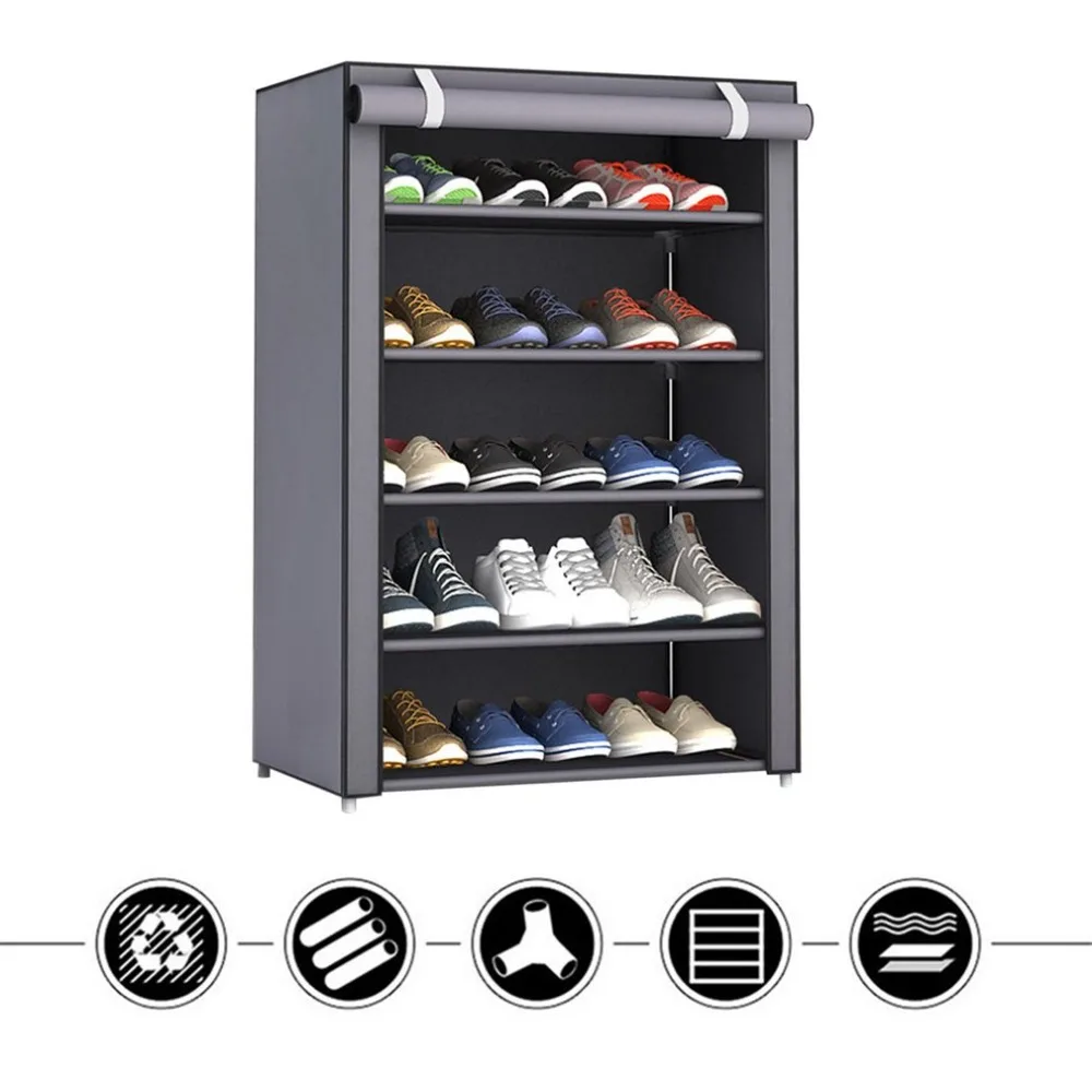 Коробка для хранения обуви органайзер полка коробки шкаф буфет прозрачные