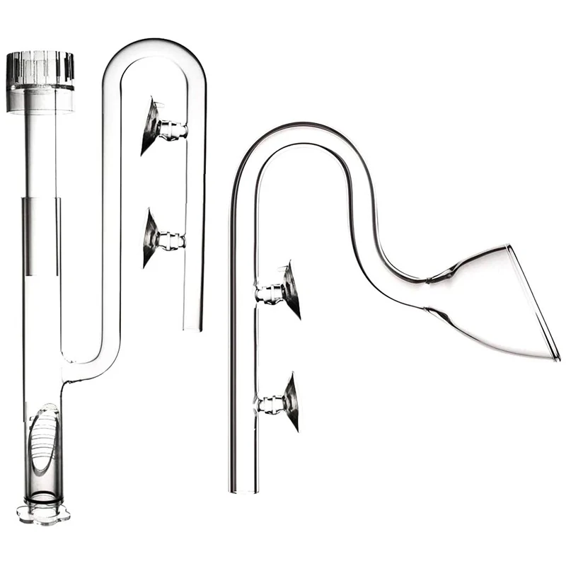 

Hot XD-Aquarium Glass Kit with Deoiling Film Inflow and Horn Outflow for Fish Tank Filter Tube 1m Set for 12/16mm