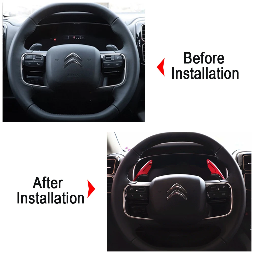 Лопатки переключения передач для Citroen C5 Aircross C4 Grand Picasso Berlingo детали рулевого