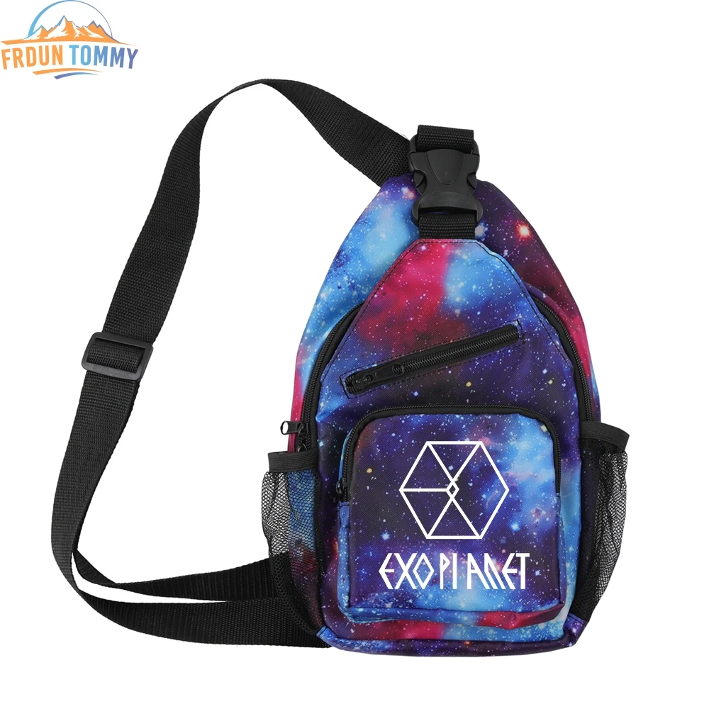 Рюкзак EXO printIing модная повседневная сумка через плечо для подростков мальчиков и