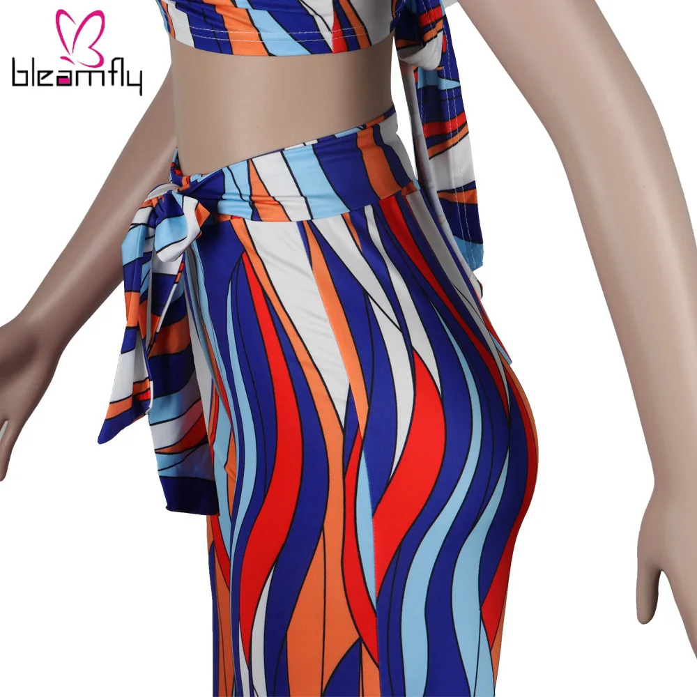 Новинка женский укороченный топ с разноцветными волнистыми полосками свободные