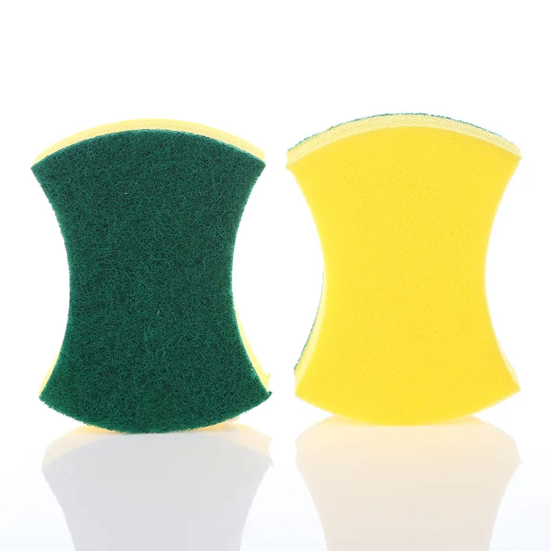 5Pcs high density sponge kitchen cleaning tool double strong decontamination washing pot dishwashing towel rag s | Дом и сад
